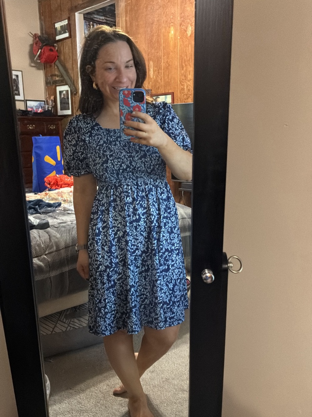 NWT Amazon blue floral dress